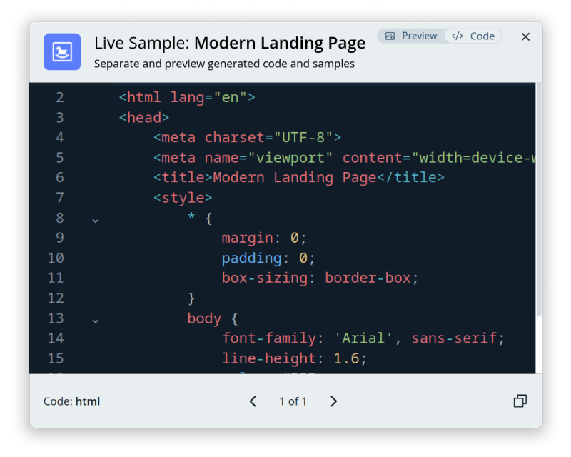 Live Samples Creation & Management