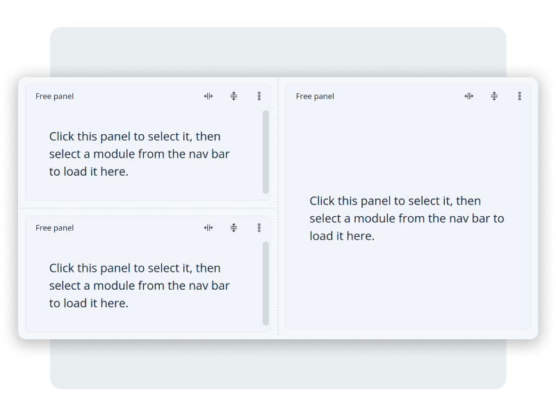 Modular Multi-Pane Workspaces